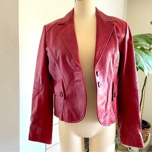 Vintage Guess leather jacket